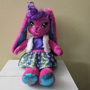 Build-A-Bear Honey Girls Bunny Plush w/ Outfit – Pink Rabbit – BABW